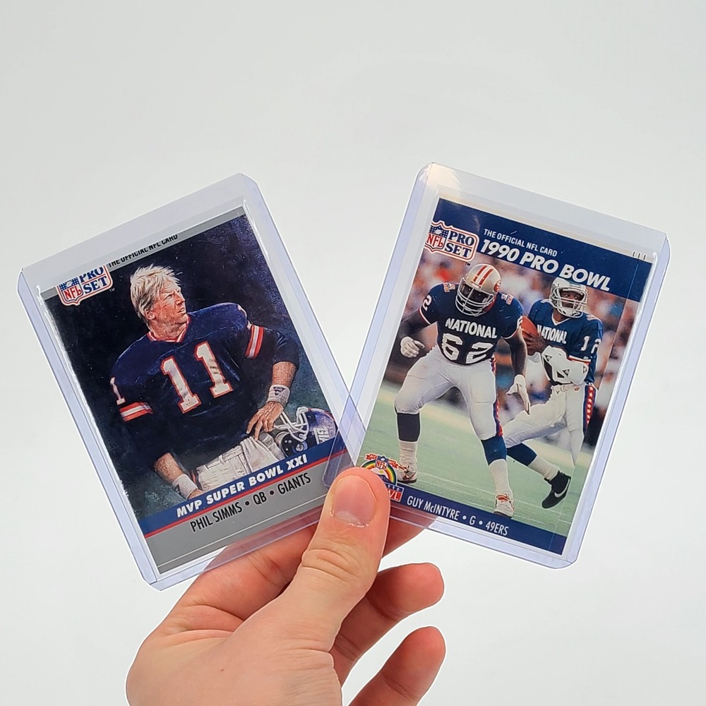 2 1990 Pro Set Error Cards Football - Picture 3 of 12